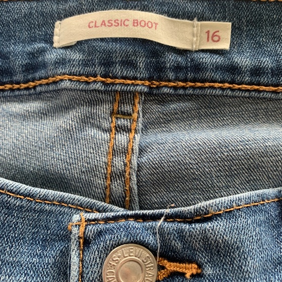 Levi’s Classic Boot Women’s Size 16 Classic Blue Jeans - Picture 15 of 16